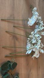 Zijde kunst orchidee takken 7 stuks met bladeren, Ophalen of Verzenden, Zo goed als nieuw