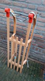 Davos houten slee 100 cm, Ophalen, Hout