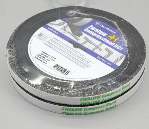 Compriband Compressband 4 rol 15/20mm . totaal 20m., Doe-het-zelf en Verbouw, Isolatie en Afdichting, Zo goed als nieuw, Overige materialen