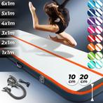 ️️❤️️ ACTIE AirTrack Opblaasbare Turnmat 4 M Oranje Wit, Sport en Fitness, Turnen, Nieuw, Oranje, Overige typen, Verzenden