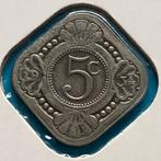 5 Cent / Vierkante Stuiver uit 1934 van Wilhelmina, Verzenden, Koningin Wilhelmina, 5 cent, Losse munt