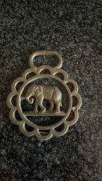 Mooie antieke klepperman met olifant van koper of messing., Antiek en Kunst, Antiek | Koper en Brons, Ophalen of Verzenden