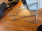 Glazen Salon Tafel - Modern Design, Gebruikt, Glas, Minder dan 50 cm, Rechthoekig