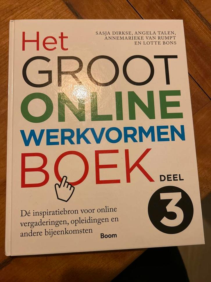 Het Groot Online Werkvormenboek Deel 3 - Nieuw, Boeken, Advies, Hulp en Training, Zo goed als nieuw, Ophalen of Verzenden