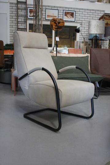 Luxe fauteuil Howard Jess Design sledestoel leer naturel beschikbaar voor biedingen