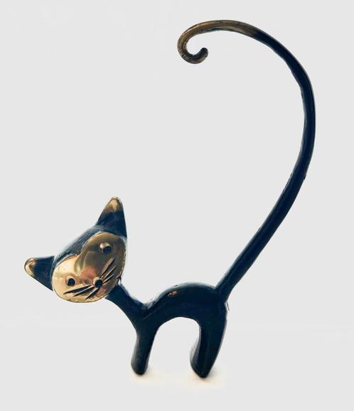 Walter Bosse design Kat Cat Katze brons, Antiek en Kunst, Antiek | Koper en Brons, Ophalen of Verzenden