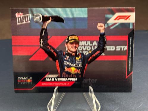 Max Verstappen 50th victory in Formula 1 - Topps Now F1, Hobby en Vrije tijd, Stickers en Plaatjes, Nieuw, Plaatje, Ophalen of Verzenden