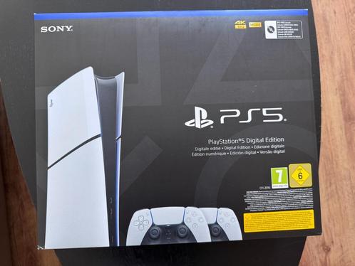 PS5 Slim Digital Edition, Spelcomputers en Games, Spelcomputers | Sony PlayStation 5, Zo goed als nieuw, Playstation 5 Digital
