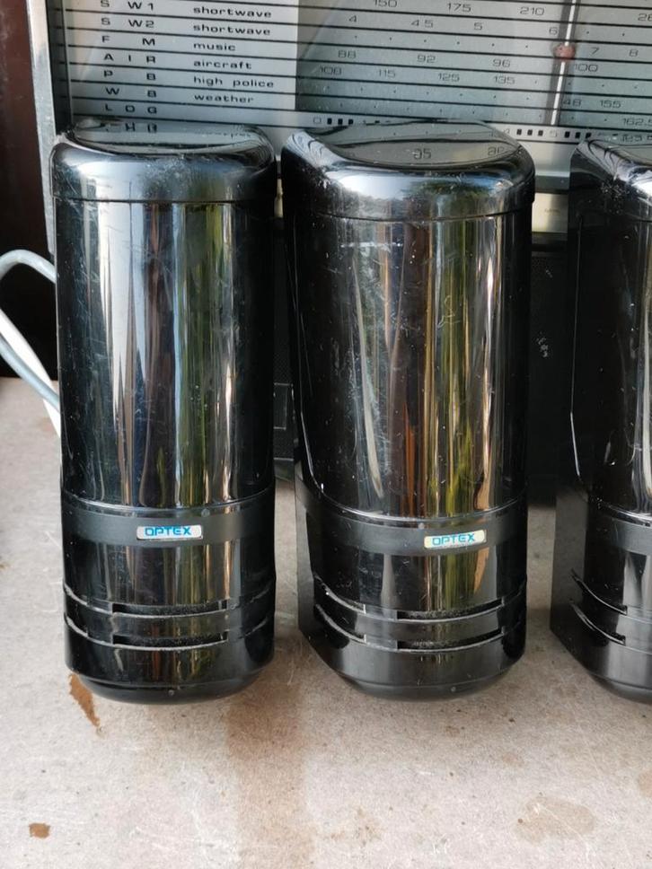 OPTEX AX-70T Infrarood dual beam set enkel kanaal 20 meter, Doe-het-zelf en Verbouw, Alarmsystemen, Gebruikt, Detector, Sensor of Melder