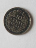 1941 Wilhelmina 10 Cent - Zilveren Munt, Postzegels en Munten, Munten | Nederland, Zilver, Ophalen of Verzenden, 10 cent, Koningin Wilhelmina