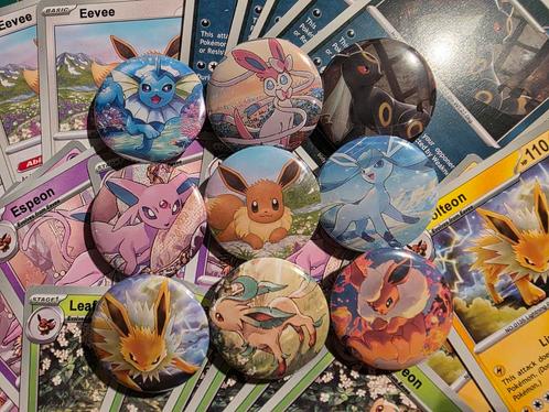 Pokémon Button set Eeveelutions, Verzamelen, Speldjes, Pins en Buttons, Nieuw, Verzenden