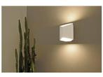Design witte metalen wandlamp SLV Cariso Wall Light, Huis en Inrichting, Lampen | Wandlampen, Ophalen of Verzenden, Nieuw, Metaal