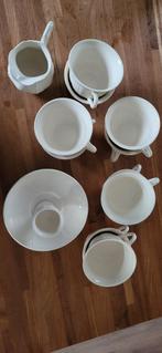 Queen's Ware kop en schotel 10 stuks, Ophalen, Zo goed als nieuw, Overige stijlen, Kop(pen) en/of Schotel(s)