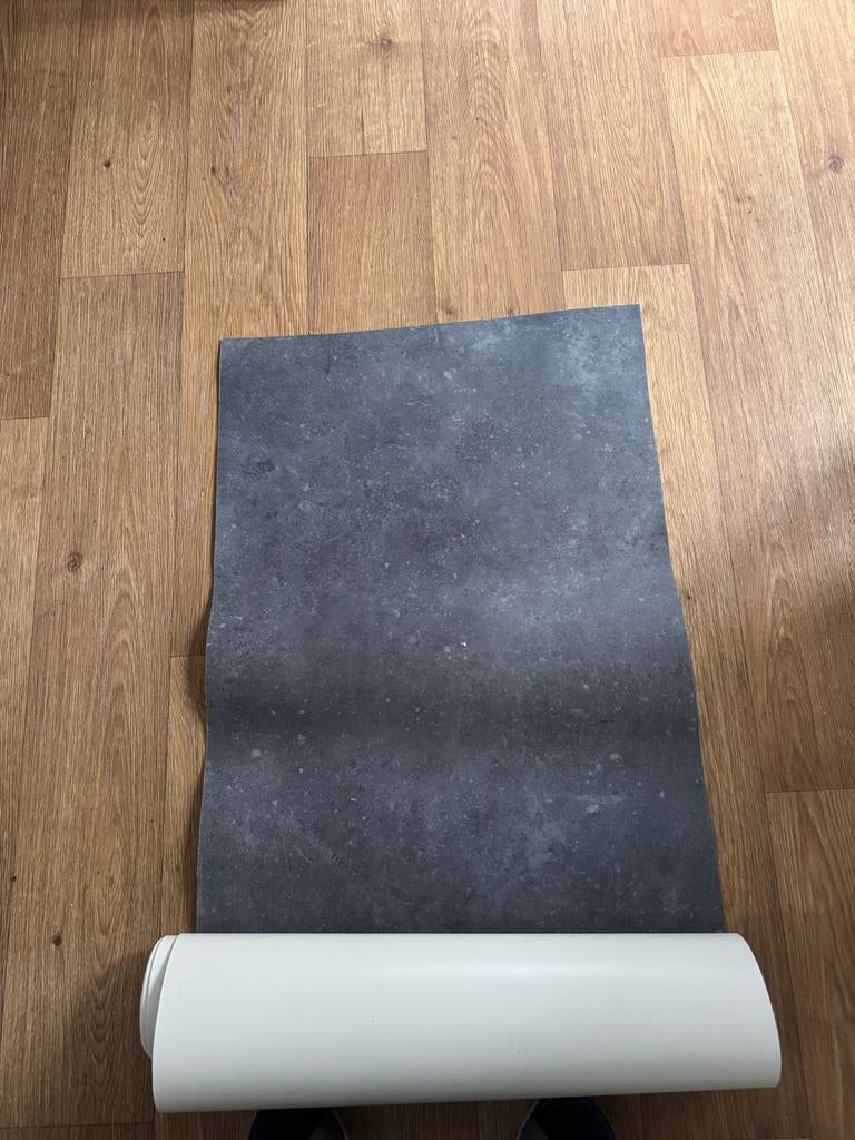Vinyl Vloerbedekking - Nieuw grijs, Overige typen, Nieuw, Ophalen of Verzenden, 10 m² of meer