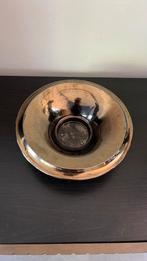 Bronzen schaal voor grote waxinelicht –sfeervolle blikvanger, ., Ophalen of Verzenden, ., Minder dan 25 cm