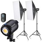 Bresser BR-60S COB LED Dual kit, Ophalen, Zo goed als nieuw, Lamp of Flitsset