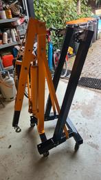 motortakel werkplaatskraan inklapbaar 2ton 2000kg motorlift, Ophalen, Zo goed als nieuw