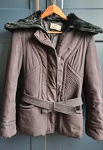 Fijne warme winterjas met opvallende kraag, zwart, maat 36, Kleding | Dames, Zwart, Ophalen of Verzenden, Maat 36 (S), Gedragen