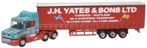Scania T CAB CURTAINSIDE J H YATES & SONS, Hobby en Vrije tijd, Modelauto's | Overige schalen, Nieuw, Bus of Vrachtwagen, Ophalen of Verzenden