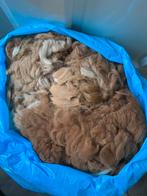 Alpacawol 3,2 kg bruin, Hobby en Vrije tijd, Spinnewielen en Spinnen, Ophalen of Verzenden, Zo goed als nieuw, Spinwol