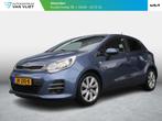 Kia Rio 1.2 CVVT DynamicLine | Clima | Camera | Navi | Airco, Auto's, Gebruikt, Euro 6, 4 cilinders, Blauw
