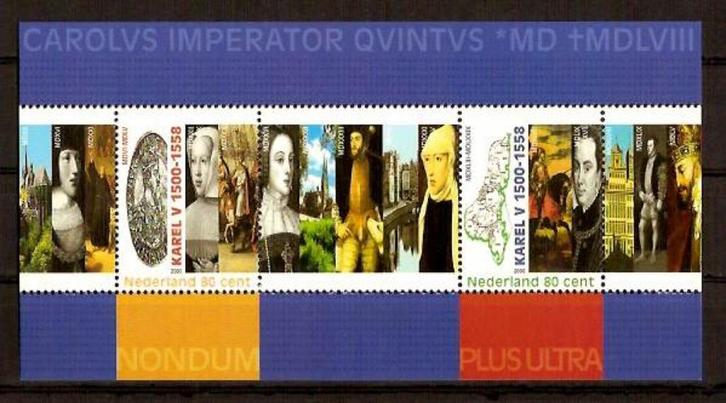Nederland NVPH nr 1877 postfris Karel V 2000, Postzegels en Munten, Postzegels | Nederland, Postfris, Na 1940, Verzenden