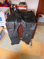 Leren gevoerde (motor) broek, Ophalen of Verzenden, Zo goed als nieuw, Zwart