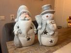 Kerstdecoratie: Kerstman en Sneeuwpop, Antiek en Kunst, Ophalen of Verzenden