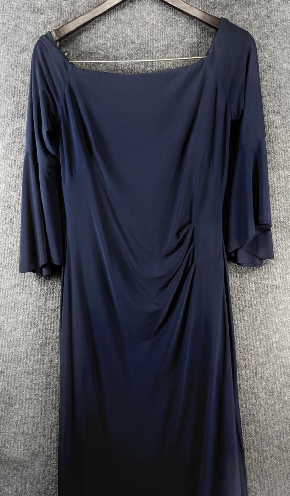Enkellange avondjurk Lauren Ralph Lauren mt 12 (40), Kleding | Dames, Jurken, Nieuw, Maat 38/40 (M), Blauw, Onder de knie, Verzenden