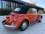 VW Kever 1500 Cabriolet 1970 - Zeldzame Clementine Kleur -, Auto's, Oldtimers, Achterwielaandrijving, Zwart, Overige kleuren, Cabriolet
