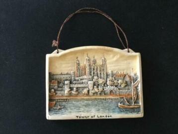 "Tower of London" plaquette beeldje muurplaatje reliëf bord beschikbaar voor biedingen