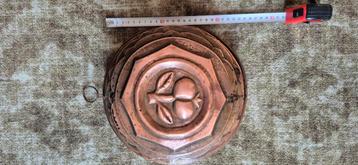 Vintage koperen bakblik kers brocante  beschikbaar voor biedingen