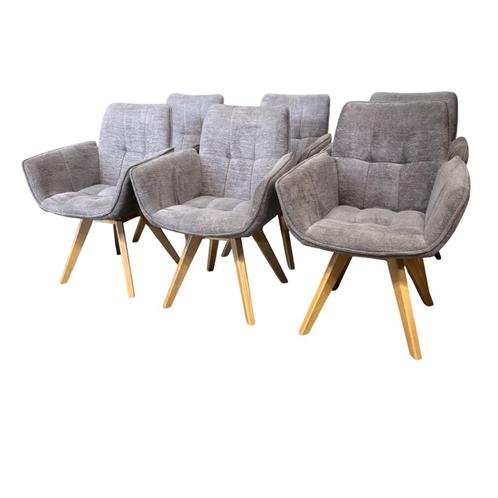 Opruiming! Eetkamerstoel Monaco | Set van 6 | Van €810,-, Huis en Inrichting, Stoelen, Nieuw, Vijf, Zes of meer stoelen, Hout