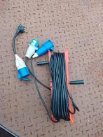 Verlengkabel met stekkers en haspel voor cemper, Ophalen of Verzenden, Gebruikt