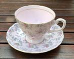 Vintage Tuscan fijne Engelse Bone China theekop en schotel, Ophalen of Verzenden