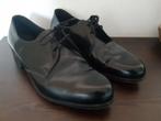 zwarte nette herenschoenen veterschoenen Verbunt maat 8,5, Zwart, Ophalen of Verzenden, Zo goed als nieuw, Veterschoenen