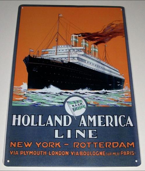 SCHEEPVAART HAL : Bord Holland America Line - s.s. Statendam, Verzamelen, Scheepvaart, Nieuw, Overige typen, Motorboot, Verzenden