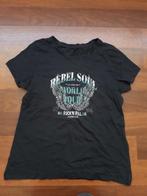 Grijs Rock shirt - Maat M, Maat 38/40 (M), Only, Ophalen of Verzenden, Korte mouw