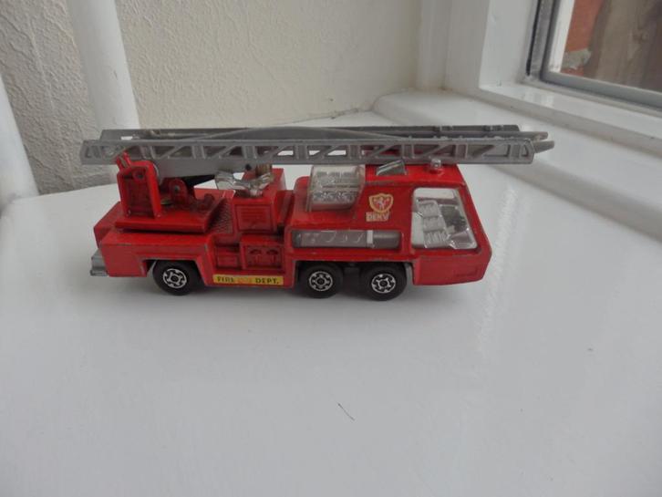 1972 matchbox super kings k9 fire tender  Brandweerauto, Hobby en Vrije tijd, Modelauto's | Overige schalen, Gebruikt, Overige typen
