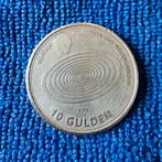 Zilveren 10 Gulden Munt 1999-2000, Koningin Beatrix, Zilver, Ophalen of Verzenden, Losse munt