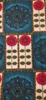 Vrolijk tafelkleed bloemen 189/149, Huis en Inrichting, Stoffering | Tapijten en Kleden, Gebruikt, Retro Vintage, 100 tot 150 cm