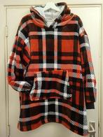 Plaid Hoodie oversized M, Maat 38/40 (M), Verzenden, Zwart, Zo goed als nieuw