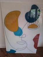 Abstracte Kunst - Mensfiguren - 60x90cm, Antiek en Kunst, Kunst | Schilderijen | Abstract, Ophalen