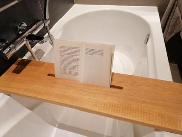 Eikenhouten badplank, met groef voor boek of tablet beschikbaar voor biedingen