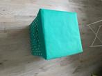 Groene opberg poef, Ophalen, Rond, Minder dan 50 cm, Minder dan 50 cm