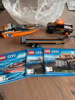 Lego City 60085 Speedboot 4x4 Auto, Kinderen en Baby's, Speelgoed | Duplo en Lego, Ophalen, Zo goed als nieuw, Complete set, Lego