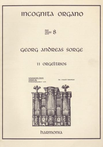 GEORG ANDREAS SORGE - INCOGNITA ORGANO - DEEL 8 beschikbaar voor biedingen