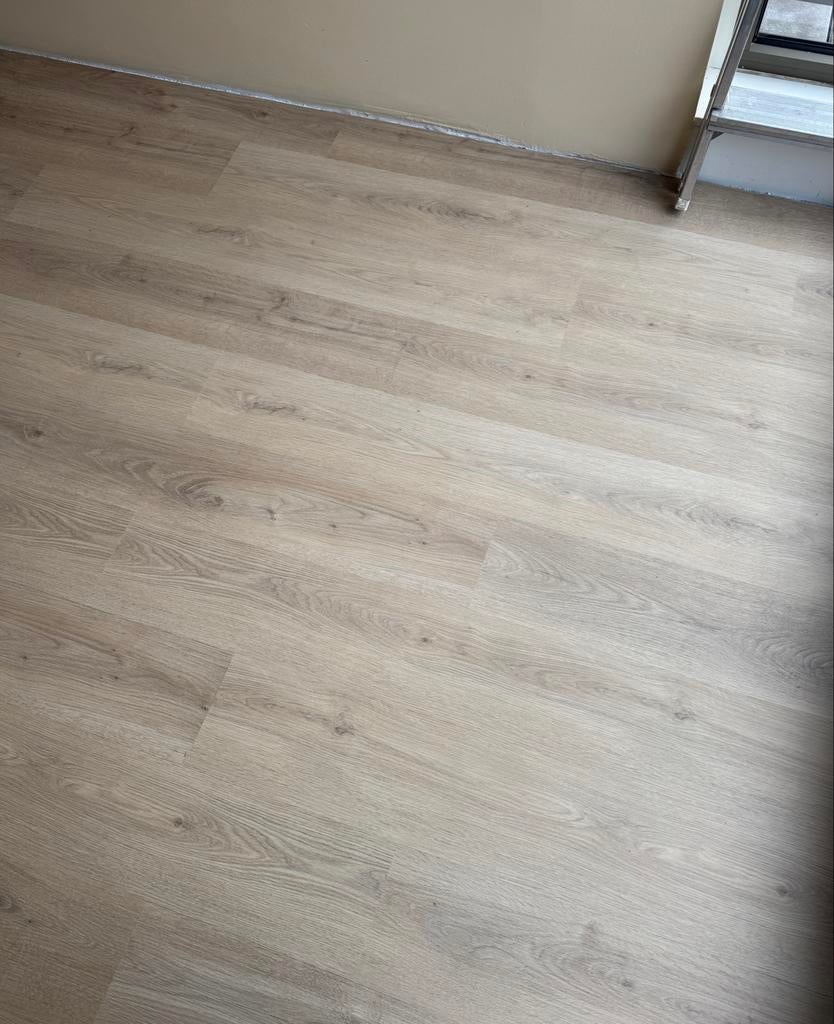 GAMMA Click PVC Basic crème bruin eiken - 8 stuks, Ophalen, Kunststof, 50 tot 150 cm, Nieuw