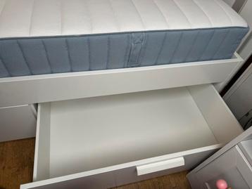Ikea Brimnes bed met Valevag matras - afbeelding 4