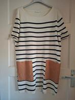 COS Gestreepte Jurk met Leren Zakken, Anneonline, Shop@wesell4u.nl, Zwart, Ophalen of Verzenden